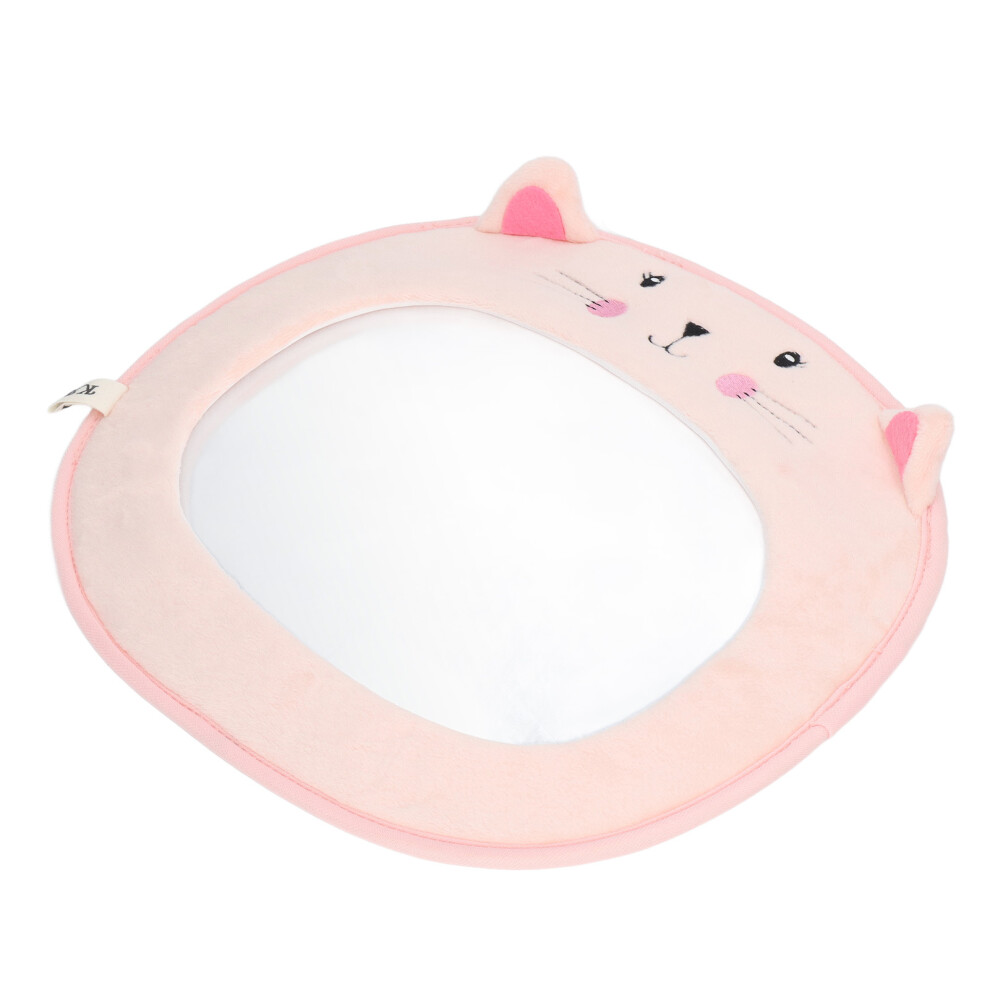 Cartoon Baby Car Mirror with Acrylic Sight Window, Safe Backseat View