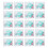 20x Augenmaskenbeutel 0,2oz straffend feuchtigkeitsspendend 2