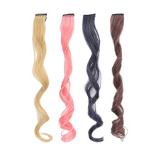 4pcs Clip-in Colored Hair Extensions for Party