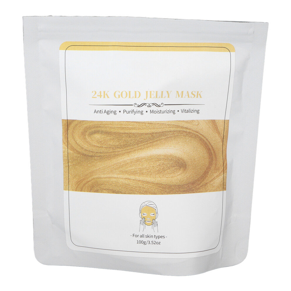 (24K Gold) Facial Jelly Mask Moisturizing Deep Cleansing 100g Mint
