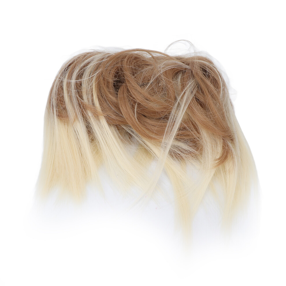 Unisex (Q17-22H613#) Messy Bun Hair Piece Wavy Ponytail Extension Women Girls Q17-22H613