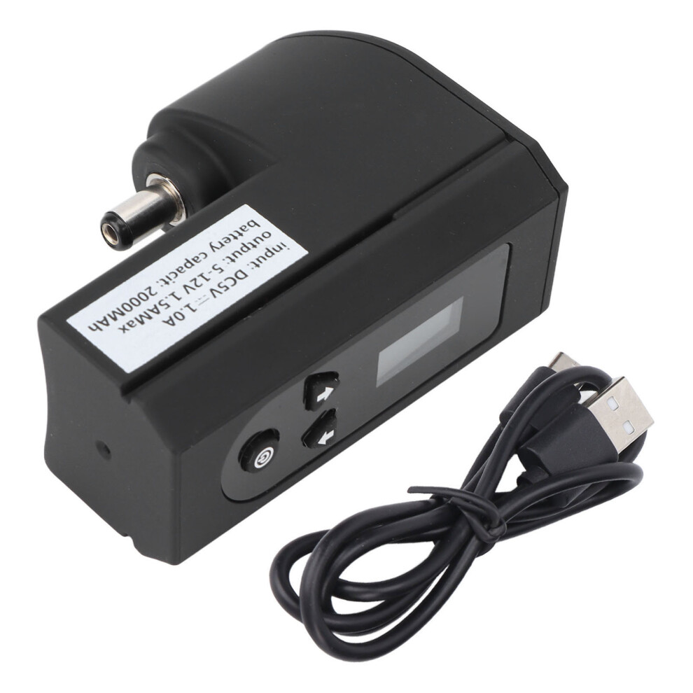 (DC) Bend Tattoo Power Supply Cordless LCD Battery Tattoo Machine