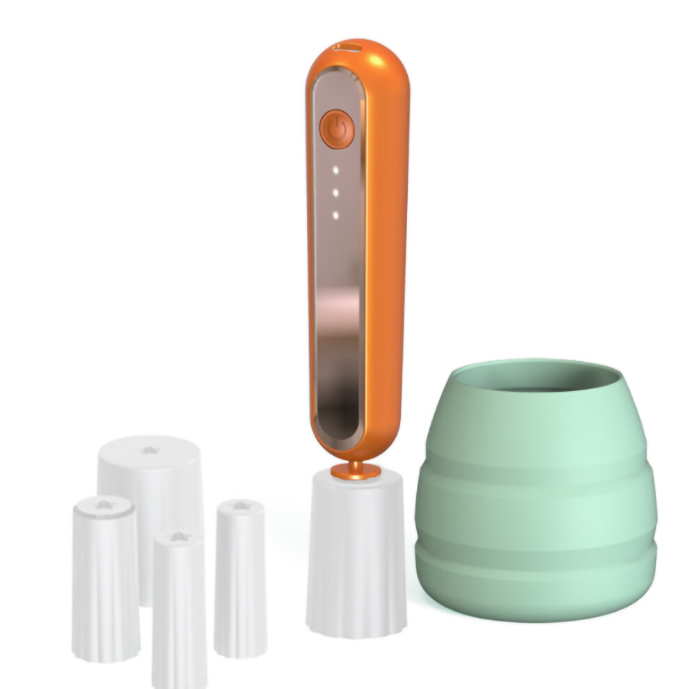 Orange (Orange) Quick Dry Electric Makeup Brush Cleaner Rechargeable