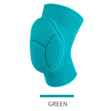 (Green M(Girth 40‑50cm)) Dames Sport Kniebeschermer Nylon Spons Groen S(31-40cm)