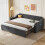 Sofa Bed with Charging Station 3ft Linen Daybed 3