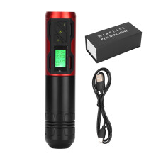 Draadloze Rotary Tattoo Pen Aluminium Koolborstel Motor USB
