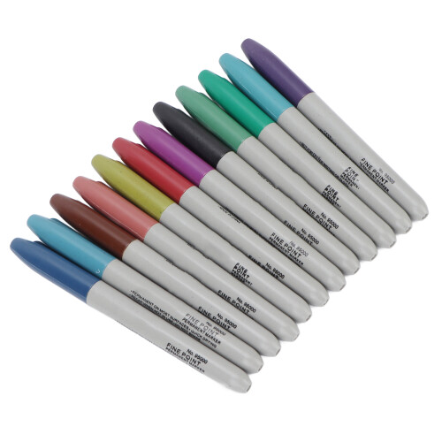 12 Farben waschbare Tattoo-Marker-Wasserstift 1