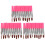 30x Einweg-Lidschatten- & Eyelinerpinsel, Rose Rot 4
