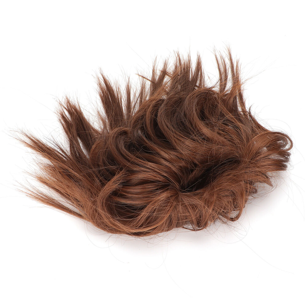 Unisex (Q17-10#) Messy Bun Faux Hairpiece Elastic Updo Extension For Women