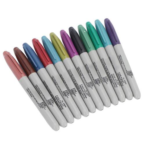 12 Farben waschbare Tattoo-Marker-Wasserstift 2