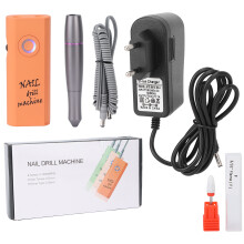 (EU Plug) Nagelfeile Multifunktion 100-240V Orange US-Stecker