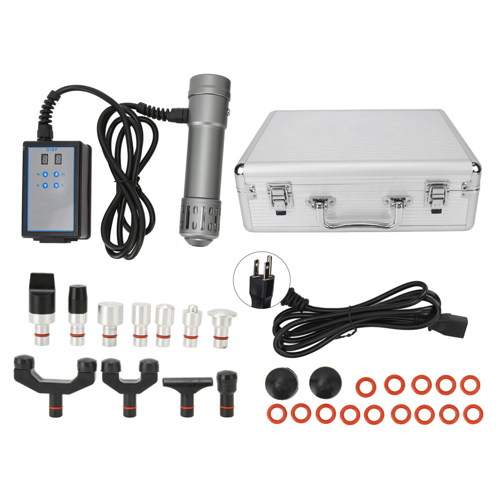 (US Plug) ED Shockwave Therapy Machine Shock Wave Massager 100-240V EU Plug
