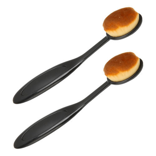 2x Foundation Brush Soft Flexible Liquid BB Cream Tool 1