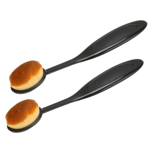 2x Foundation Brush Soft Flexible Liquid BB Cream Tool 2