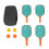 Pickleball Set 4 Pickleball Rackets 4 Balls 1