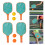 Pickleball Set 4 Pickleball Rackets 4 Balls 3