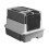 Toilette de chat incluse par substance d'ABS avec le bas-Gris 1