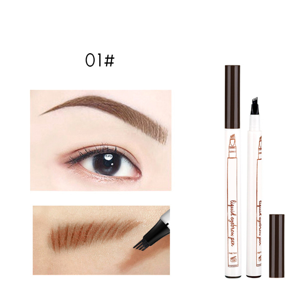 Liquid Eyebrow Pencil 4-Fork Fine Sketch Long Lasting