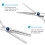 Set forbici capelli professionale con pettine e diradatore 4