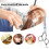 Set forbici capelli professionale con pettine e diradatore 5
