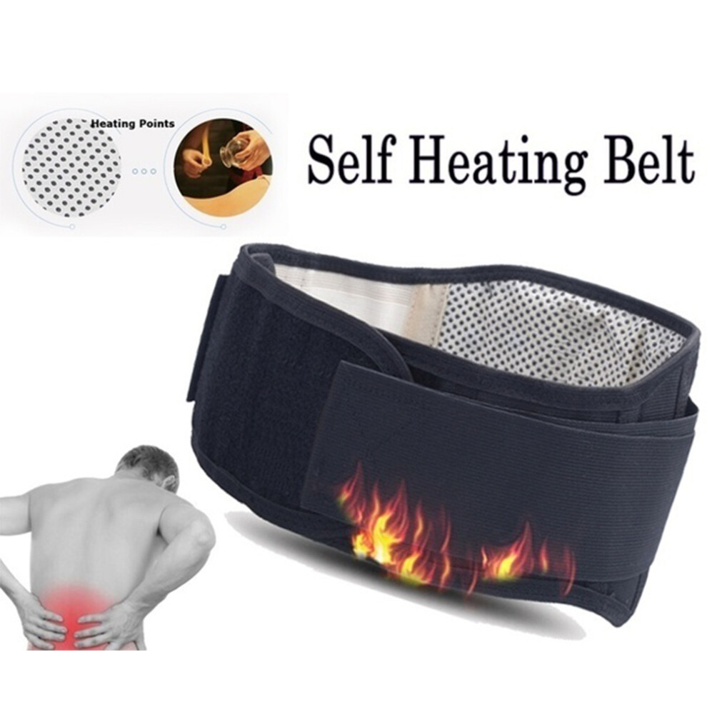 Adjustable Tourmaline Magnetic Therapy Back Support Belt Lumbar Brace
