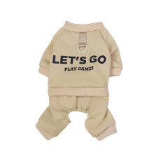 Dog Elastic Jumpsuit Sports for Small Dogs Jumper Dog-Cream XXL