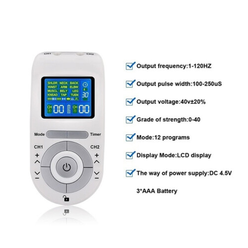 Electronic TENS EMS Pulse Muscle Nerve Massager 1