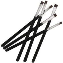 6Pcs Ögonbryn- och Ögonstiftspenslar Makeuppenslar Tillbehör