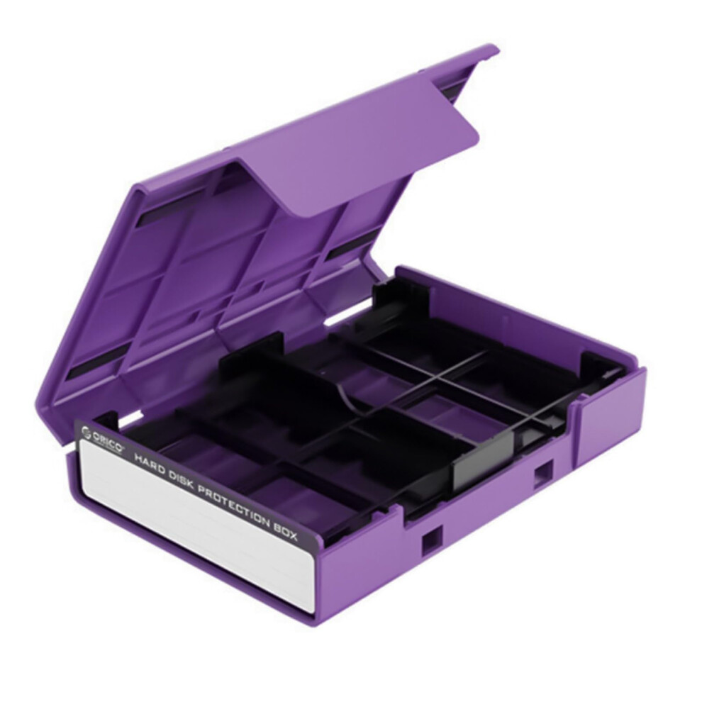 Protective Hard Drives Storage Case For 2.5-Inch And 3.5-Inch Drives, Abs Container, Office Travel 9105992831265