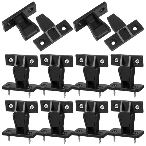 10Pcs Push-On Fitting Push Fitting System Möbelpanel Fogdelar