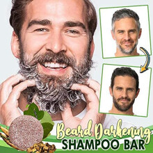 Beard Darkening Shampoo Bar Hair Wash Soap for Men