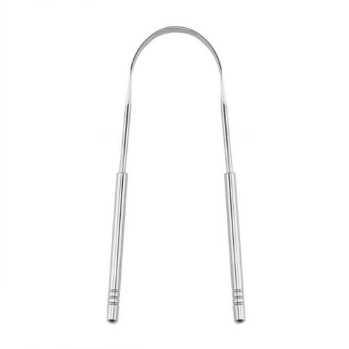 1Pcs Stainless Steel Tongue Cleaner 1