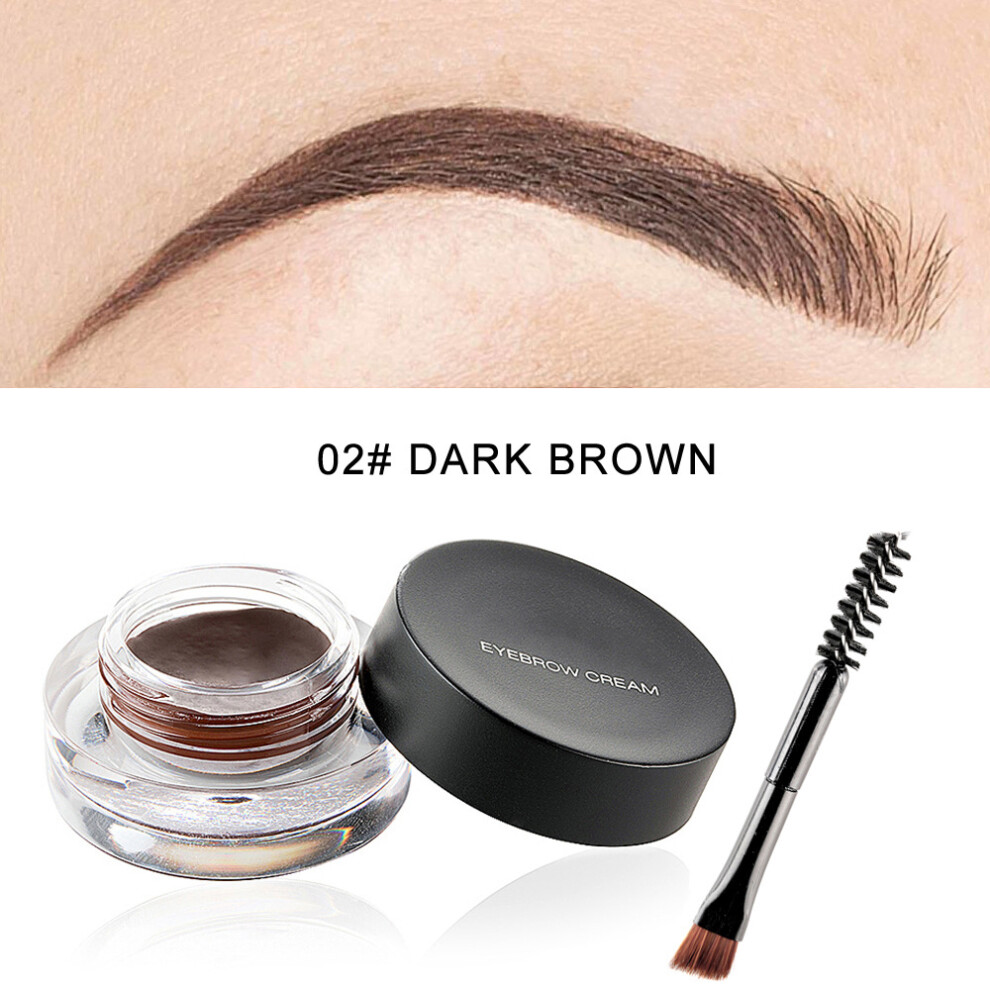 Cream 12 Color Eyebrow Dye Quick Dry Waterproof Tint