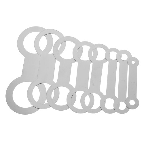 8Pcs/Set Saxofon Pad Nivelleringsringar Reparationsverktyg