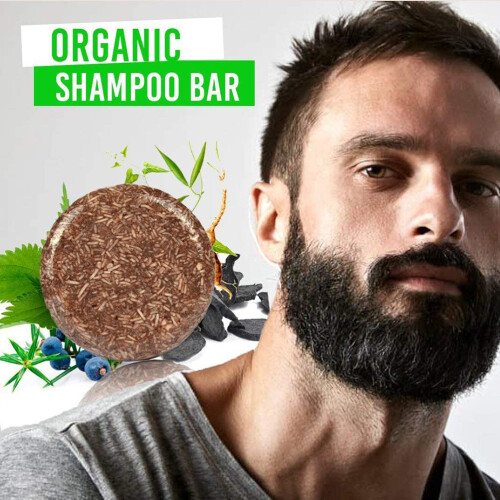 Bart-Schwarzendes Shampoo Bar Haarwäsche für Männer 2
