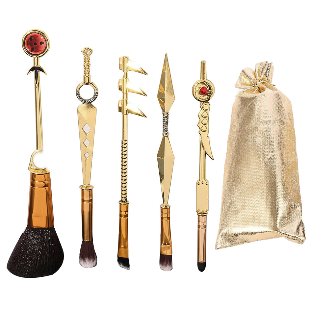 5pcs Japanese Anime Makeup Brush Set Cosmetic Cosplay Gift