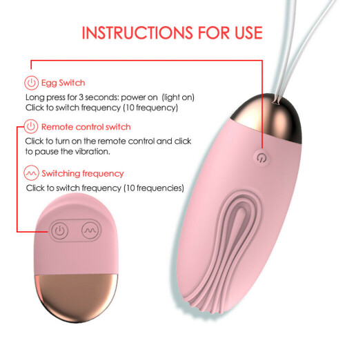Damen Wireless Remote Vibrating Egg Sex Toy 1