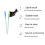 50Pcs Shiny Disposable Eyelash Applicator Wands Set 5