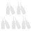 10Pcs Syddmaskinsoljeflaskor Med Spetsig Munstycke 9