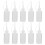 10Pcs Syddmaskinsoljeflaskor Med Spetsig Munstycke 8