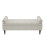 Living And Home Beige Flip Top Storage Bench with Side Arms 4