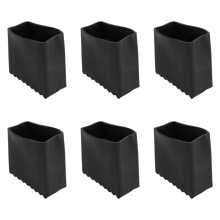 6Pcs Hushålls Stegefötter Vikbara -Slip Täcken