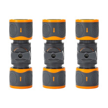 Plastic Double Fast Connects Nipples Adapter For Irrigation-3
