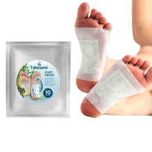 10pcs Bamboo Wormwood Foot Patches Body Care