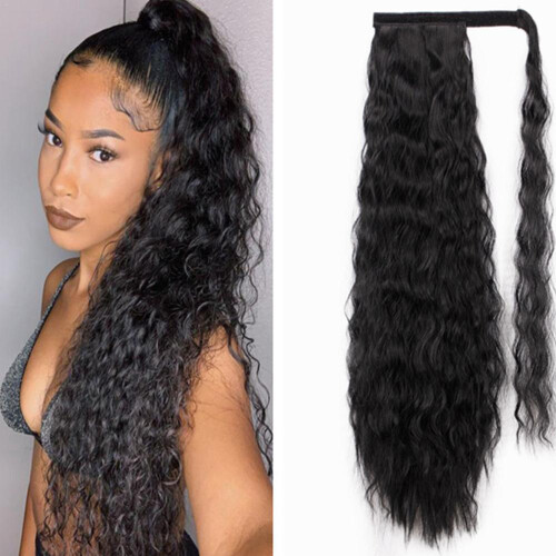 Synthetic Long Curly Claw Clip Ponytail 1