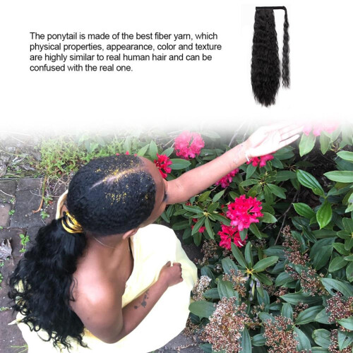 Synthetic Long Curly Claw Clip Ponytail 2