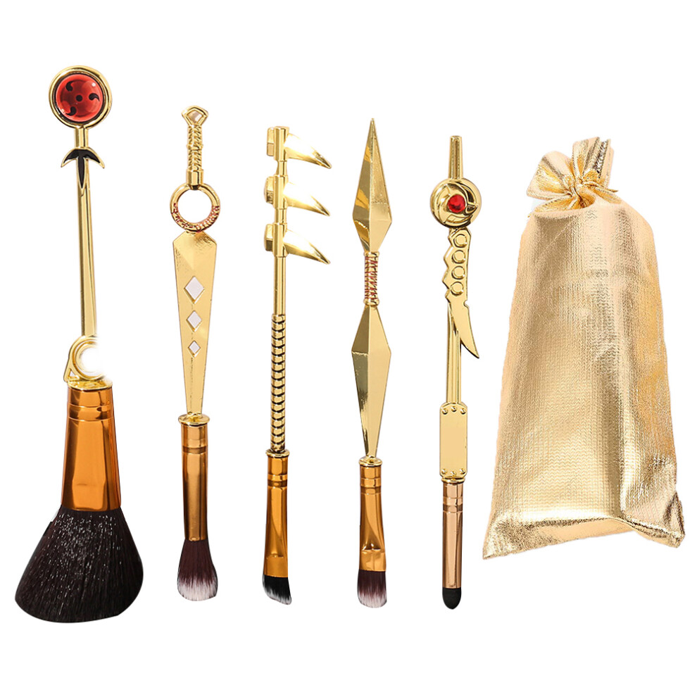 5pcs Japanese Anime Makeup Brush Set for Women
