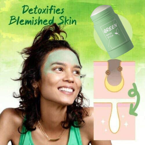 Green Tea Clay Mask Oil Control Deep Cleaning Moisturizing 1