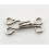 50Pc Metall Krokknapp Med Ögonlås För Krag, , (Silver) 3