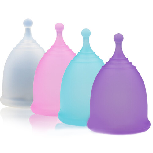 Draagbare Silicone Menstruatiekop Herbruikbaar 2